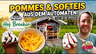 Hof Broeker: Testing the Self-Service French Fry & Soft Serve Vending Machine #frenchfries #icecr... screenshot 5