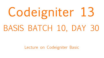 Codeigniter Bangla tutorial Part 13