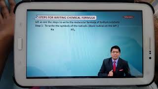 Steps for writing a chemical formula
