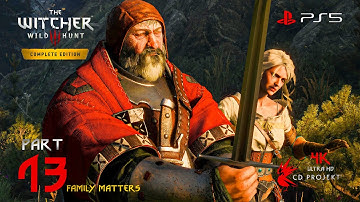 The Witcher 3: Wild Hunt - Complete Edition part 13 Gameplay Walkthrough (PlayStation5) 4K HDR 