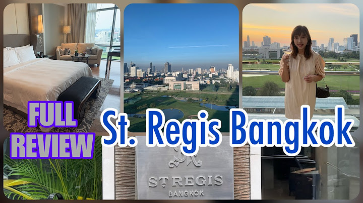 Grand Deluxe Golf Course View Room - The St. Regis Bangkok ROOM TOUR + Sumptuous Breakfast Reveal.