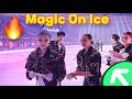  alexandra trusova and anna shcherbakova returned to the olympic ice  magic on ice in china
