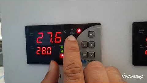 How to Change Water Temperature in S&A chiller.