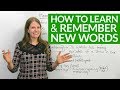 How to LEARN & REMEMBER English Words: My Top Tips