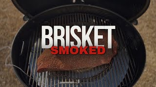 Smoking a Brisket Flat on a 22” Weber Kettle w/ Weber Heat Controller