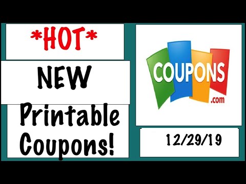 *HOT* New Printable Coupons!!!–12/29/19