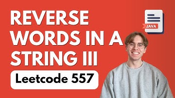 LeetCode 557 - Reverse Words in a String 3 | Java Solution [EASY]