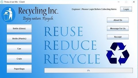 Java Recycle Machine XML - RPC and RMI Client and Server Video Demonstration (UOB)