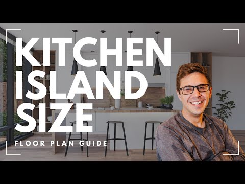 Best Sizes for Kitchen Islands on the Floor Plan