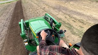 2023 John Deere 3025 D Compact Tractor Tilling Zinnia field and broadcasting by FarmTechFlowers 4,496 views 10 months ago 24 minutes