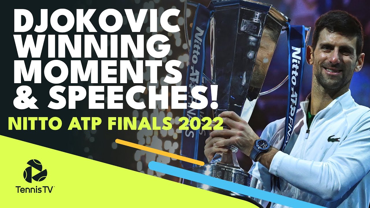 Novak Djokovic Championship-Winning Moments and Speech Nitto ATP Finals 2022