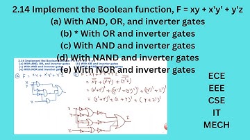 2.14 Implement the Boolean function F = xy + x
