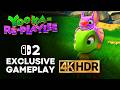 10 Minutes of YOOKA-REPLAYLEE in Nintendo Switch 2 | GAMEPLAY 4K HDR