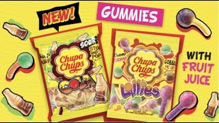 Chupa Chups Forever Fun | Gummies with Fruit Juice - Sour Cola \& Lollies