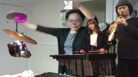AR MUSIC VIDEO by posenet (machine learning)