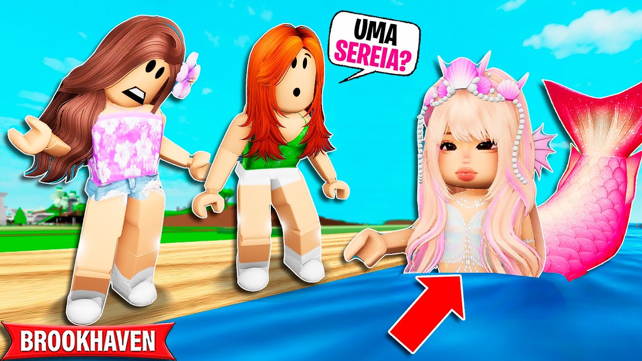 ENCONTRAMOS UMA MENINA SEREIA PERDIDA | Historinhas Brookhaven Roblox| Bibi e Lud