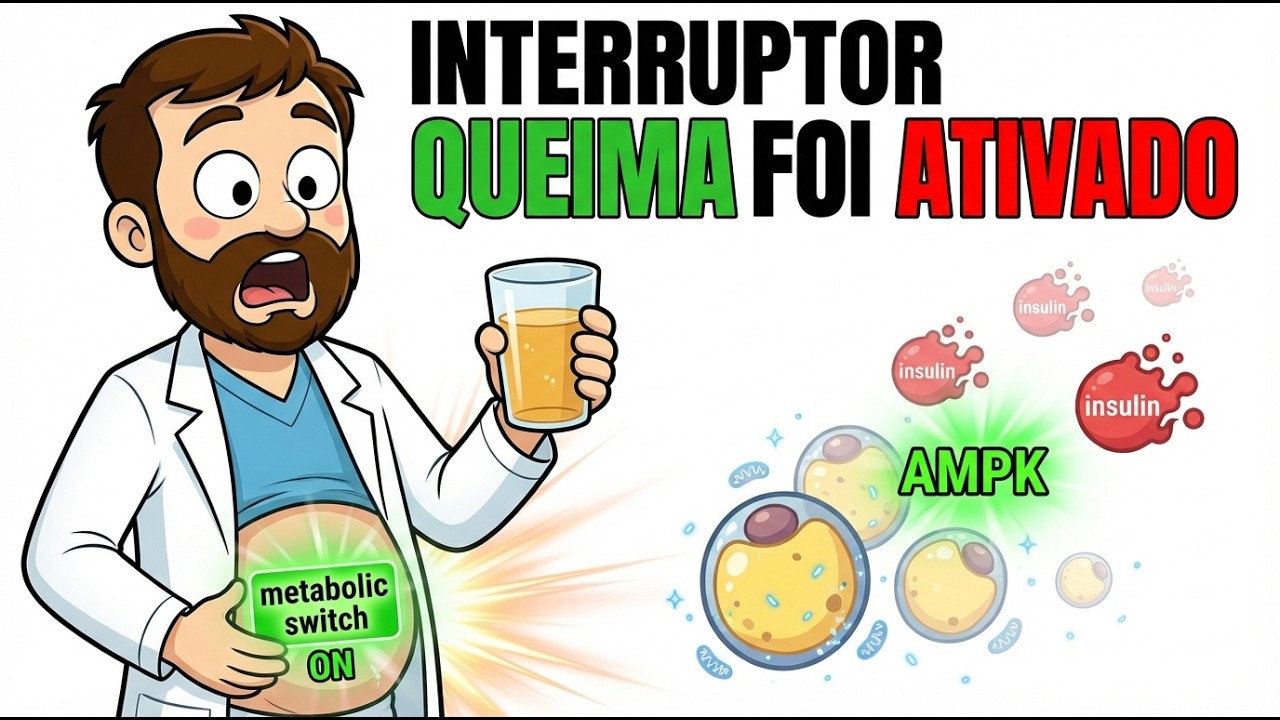 Você ativa um interruptor de queima ao beber vinagre em jejum