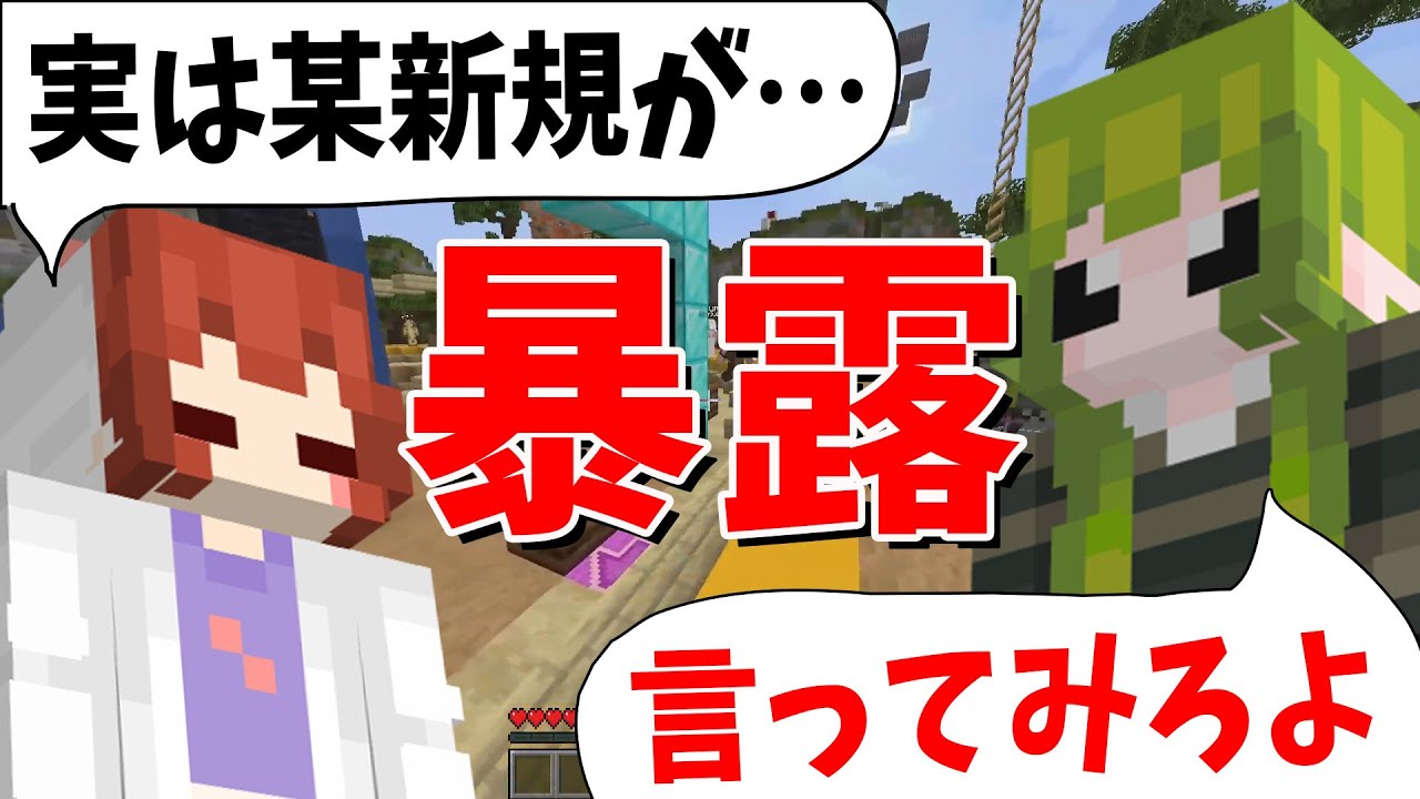 唐突なずきんの匿名暴露になぜかがのーさ大激怒 新規女同士の喧嘩に発展しました - マインクラフト【KUN】