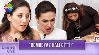 Nilgün Gelinin Bir Anlık Dikkatsizliği Sonucu Tatlı Tabağı Halıya Düşüyor Gelin Evi 1647. Bölüm