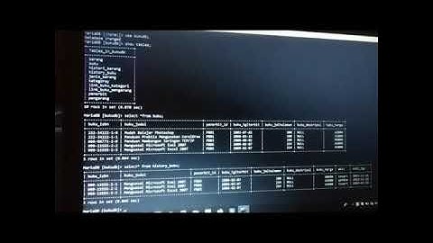 CARA UPDATE TRIGGER DI APLIKASI COMMAND PROMPT