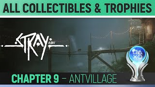 Stray - Chapter 9 - All Collectibles & Trophies 🏆 All Memories, Scratches, Batches 100% Platinum