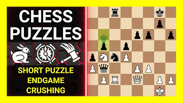 Chess Puzzles to Practice. Themes: Short puzzle, Endgame, Crushing. Learn Chess