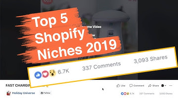 Top 5 Shopify Niches To Watch In 2019