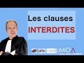 Les clauses interdites dans un contrat de travail