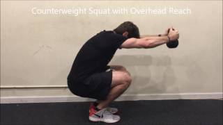Celebrity Resilient Performance PT - Counterweight Squat with Overhead Reach Wealth