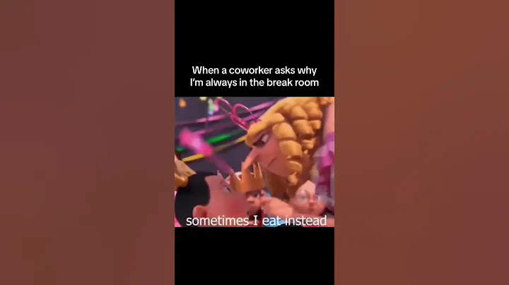 when a coworker asks why I'm always in the break room #shorts #youtubeshort #funny #relatable #memes