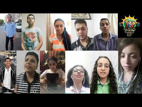 نهضة العدرا  كورال الملاك غبريال ترنيمة يا طيبة يا حنينة