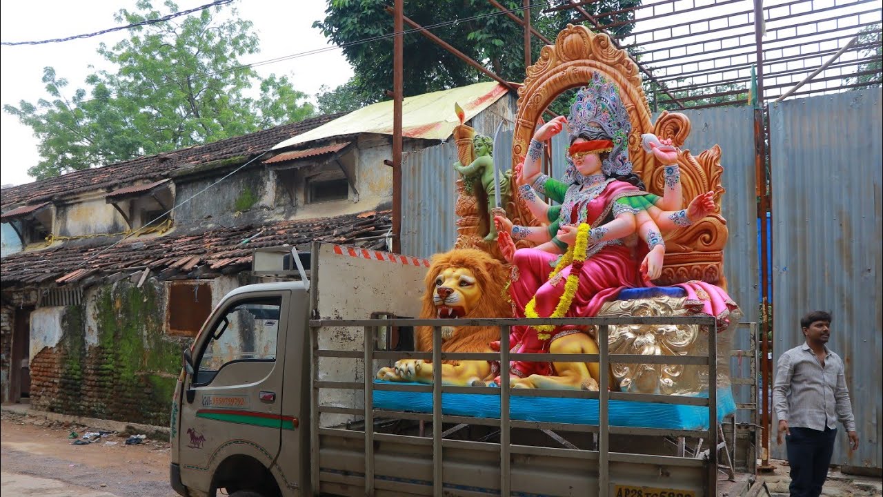 Durga Mata Idol Transporting 2021 | Durga Mata Aagman 2021 | Durga Bhavani Mata Aagman 2021