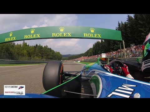Exclusive Onboard - Mick Schumacher's Demo Lap in his father's Benetton F1 - operated by RENNWERK