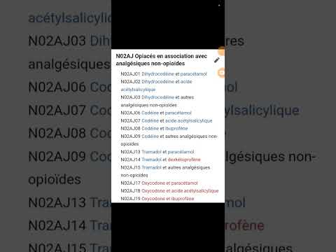 Opiacés En Association Avec Analgésiques Non Opioïdes 