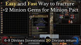 Best way to craft +2 Minion Gloves for Minion Pact | Profit Crafting | 3.28 Mirage Details