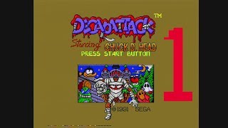 Decap Attack (Genesis / Mega Drive) Playthrough Part 1 (Levels 1-4)