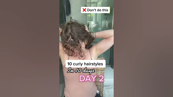 Easy jaw clip hack curly hairstyle wavy hairstyle