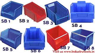 Alkon SUPRA BIN -1, SB 2,SB 3,SB 4,SB 5,SB 6,SB 7, Blue 125mm X 100mm X 60mm pack of 01