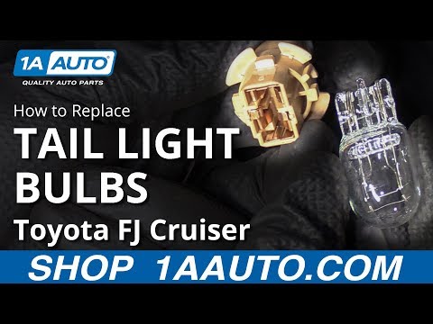 How to Replace Taillight Bulbs 07-14 Toyota FJ Cruiser