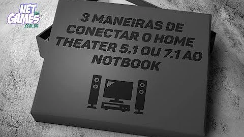 Como colocar o som do notebook no Home Theater HDMI?