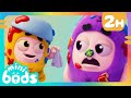 Bubbles Is Not For The Paint-Hearted | 🌈 Minibods 🌈 | Preschool Learning | Moonbug Tiny TV