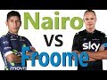 Los 3 Mejores ATAQUES de Nairo Quintana A Chris Froome