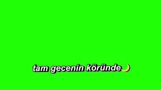 Yeşil Ekran Tam Gecenin Köründe🌙Şartlar Yorumda Yapmadan Alma