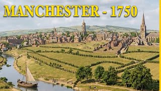 Manchester 1750 (AI-reconstructie)