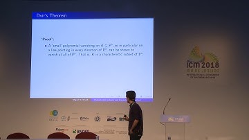 Characteristic subsets and the polynomial method – Miguel Walsh – ICM2018
