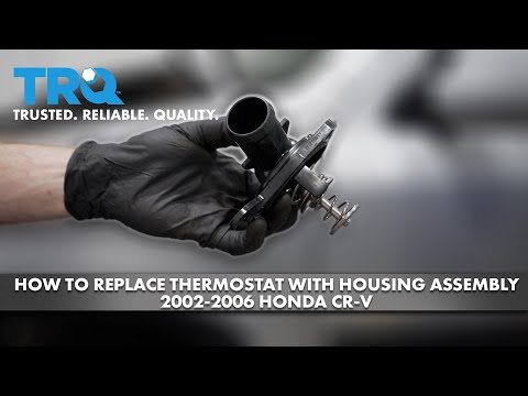 Как заменить термостат в сборе с корпусом Honda CRV 2002-2006 гг.