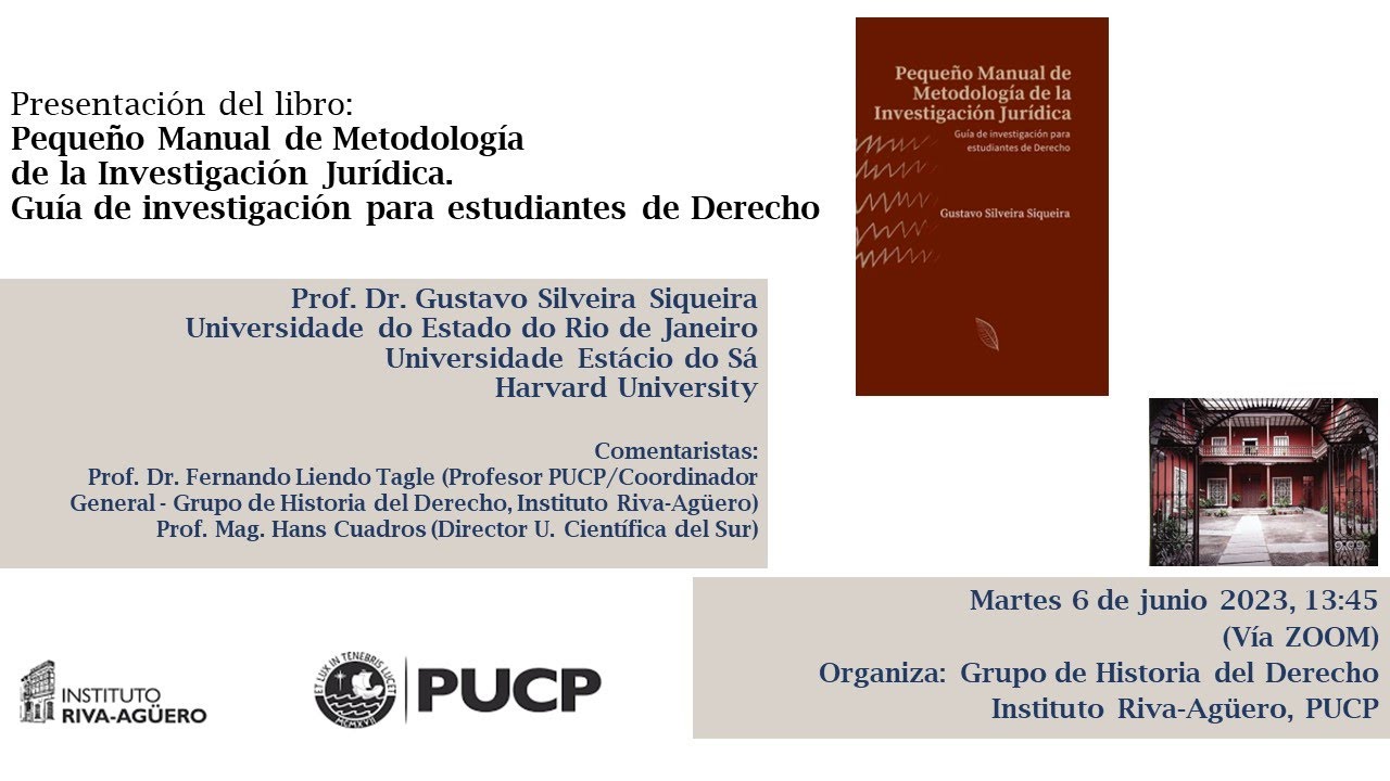 Pequeño Manual de Metodología de la Investigación Jurídica | Gustavo