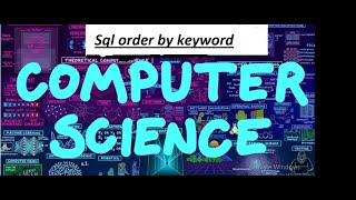 The SQL Order by keyword