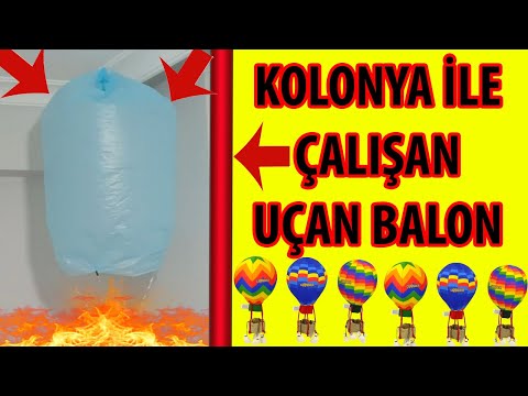 Sıcak Hava Balonu Yapımı-UÇAN BALON Nasıl Yapılır