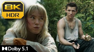 8K HDR | Tom Holland Tries To Impress Daisy Ridley - Chaos Walking | Dolby 5.1
